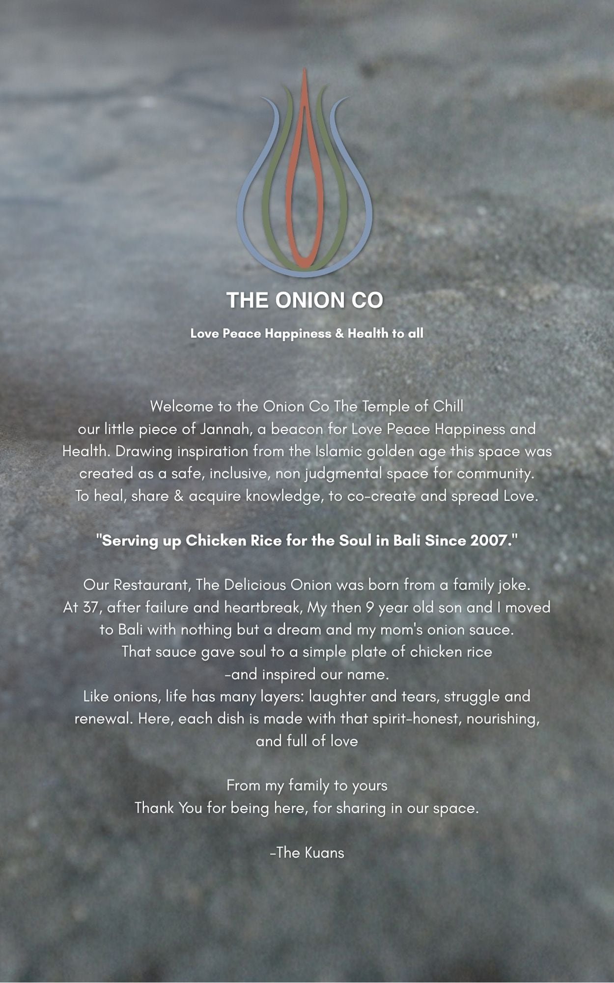OnionCo Halal Ubud Kopitiam Menu 1